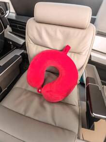 Cuscino da collo a forma di U in memory foam, caldo e confortevole, supporto per il collo, portatile per studenti, adulti, aereo, ufficio, auto