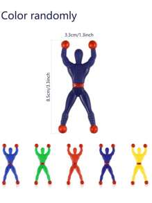 5/10/20/30/50pcs Funny Sticky Rolling Men Sticky Stretchy Wall Climbing Man Party Favor Tricky Novelty Toys Party Supplies