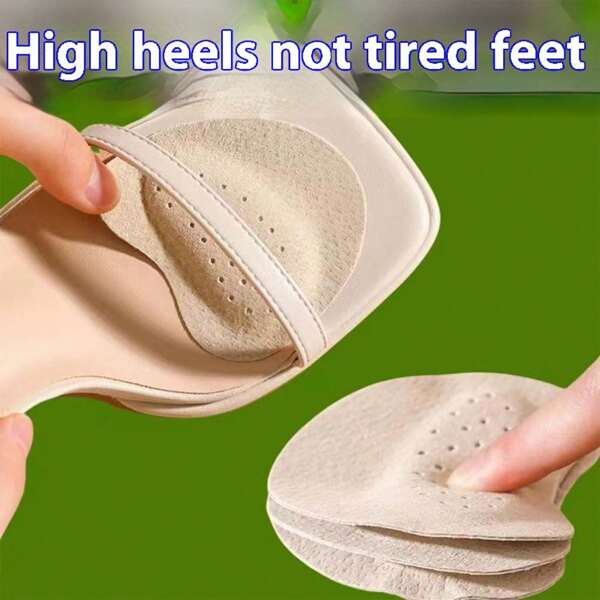 Sandals, Insoles, High Heels, Forefoot Pads, Sweat Resistant Pads, Non Slip Pads For Feet, Self-Adhesive, Invisible, Non Tiring Foot Tool, Super Soft, Essential For Summer Sandals And High Heels