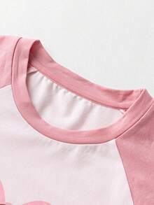 mini bala Kids' Cooling Pajamas – Lightweight Breathable Sleepwear, Summer Baby Loungewear - White Red - View 6