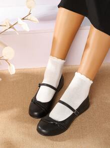 Flat Student Shoes Suitable For Youth, Campus Style, Spring/Summer