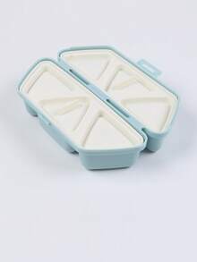 1pc Triangle Sushi Mold, 6-Cavity One-Press Non-Stick Rice Ball/Onigiri Maker Tool, Suitable For Seaweed Rice Ball And Sushi - Baby Blue - View 13