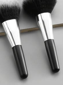2 Peças Conjunto de Pincéis de Maquiagem Multiuso, Incluindo Pincéis de Pó e Blush, Adequado como Presente