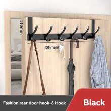Ganchos sobre la puerta 5-8 ganchos para ropa, sombrero de abrigo, colgador de toallas, soporte para accesorios de cocina para el hogar y el baño