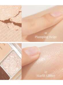 Dasique Paleta de sombras para debajo de los ojos, arena neutra, polvo prensado aterciopelado, efecto difuminado, elevación radiante, fórmula sin apelmazamiento, tonos de uso múltiple, estuche de viaje delgado, diseño de color degradado, maquillaje sin maquillaje, rescate de bolsas bajo los ojos, mejora de ojos con párpados caídos, K-Beauty, maquillaje coreano, 7g/0.25oz
