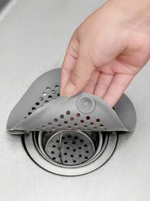 Square Anti-Clogging Drain Cover, Plastic Fine Mesh Drain Filter For Kitchen & Bathroom, Drain Cover, Sealing Cover, Drain Stopper, Anti-Hair Drain Cover, Bathroom Drain Back To School
