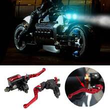 Universal Motorcycle Clutch And Brake Levers 22cm - Red - View 6