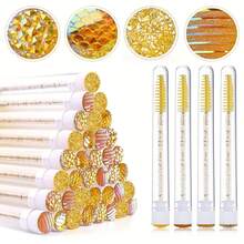 20pcs/Set Disposable Eyelash Brush, Eyelash Comb, Diamond Eyelash Brush, Eyelash Curler, Makeup Tools, Eyelash Extension Kit (Include Tube Eyelash Comb) - Multicolor - View 11