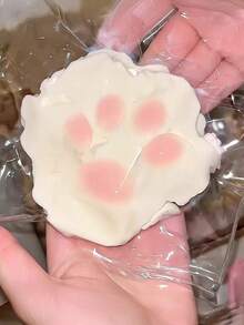1/6个 4.72英寸 柔软可爱奶油色猫爪挤压玩具，橡皮泥质地，可捏捏捏，Taba挤压玩具，减压玩具，适合办公室和旅行，适合儿童、青少年和成人，儿童礼物，儿童玩具，女孩玩具，男孩玩具，感官玩具，女孩礼物，儿童派对礼物，派对礼品袋填充物，生日派对礼物，派对游戏，趣味礼物 - 彩色 - 查看 6