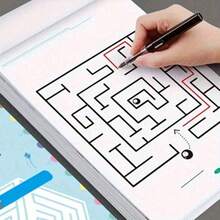 1本蒙特梭利迷宫游戏书，专注于训练迷宫游戏，生日礼物，圣诞节，圣诞节礼物，新年礼物，圣诞节礼物，新年礼物，学校用品，学校必需品，返校用品，返校用品，万圣节