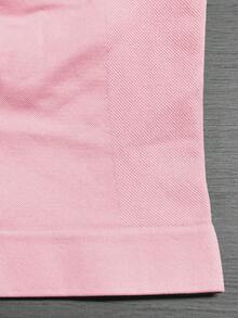 3pcs/Set Women High Waist Lifting Tight 3/4 Leggings, Yoga Black Shorts, Fitness Shorts, Running Shorts, Peach Lifting Sports Shorts, Slimming Shorts - 彩色 - 查看 8