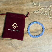 Vibe Green Jade Bracelet - Healing Wealth Bracelet - Jade Beaded Bracelet Women Men - Bring Good Luck Prosperity And Emotional Balance - Adjustable Size - 藍晶 - 查看 7