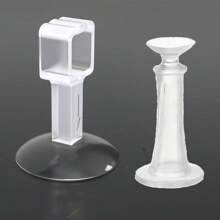 1 pièce Nouvelle ventouse de porte, sans besoin de percer, butoir de porte avec tampon anti-collision en silicone pour fixer et assourdir la porte de la salle de bain. Meilleurs cadeaux