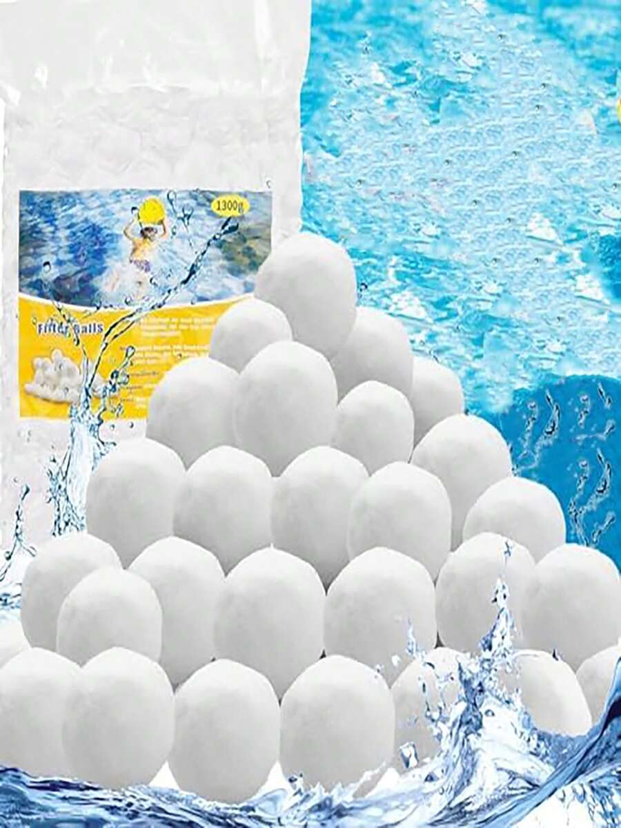 700g/500g/300g/200g Swimming Pool Filter Balls, Reusable Pool Filter Material, Portable, Wet And Dry, Pool Filter Material, Filter Balls Can Replace 45 Kg Of Sand In The Filtration System Of Swimming Pools, Etc., And Can Be Used Continuously For Several Seasons, Suitable For Pools, Outdoor, Indoor, Bathroom - Multicolor - View 1