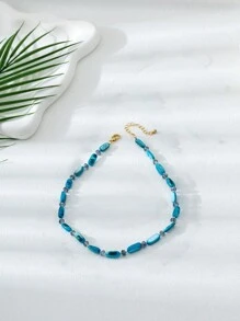 3pcs/Set Bohemian Style Natural Pearl Shell Multi-Layer Necklace, Elegant And Versatile High-Quality Necklace & Bracelet Set, Suitable For Women Wearing To Beach, Party, Daily And As Festival Gift