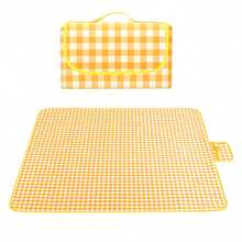 1pc Extra Large Thick Waterproof Picnic Mat, Outdoor Foldable Waterproof Picnic Blanket, Portable Picnic Mat Suitable For Family, Friends Camping Picnics, Outdoor Picnic Rug, Super Large Portable Sand-Proof Waterproof Mat, Lightweight And Portable, Suitable For Grass, Beach, Travel, Camping, Concerts, Comes With Carry Bag - Red - View 9