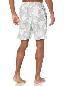 Normal Shower Bags - Gray Hibiscus Impression. - View 9