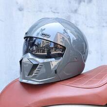 Orz GB7-摩托车头盔全盔男女款蝎子组合盔多功能巡航机车 - 多色 - 查看 30