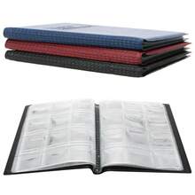 120 Pieces Coins Album Multi-Kinetic PVC Banknotes Coin Collection Book For Collectors Badge Collect Accessories