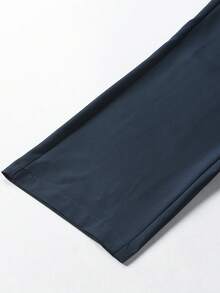 Pantalones deportivos para hombres con bolsillos con cremallera y cintura con cordón, de moda y versátiles para ciclismo, senderismo, estilo novio, primavera/verano - Azul - Ver 6