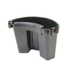 Organizador Universal de Cubeta Herramientas de Detallado de Autos Toallas Cepillos Guante Kits de Almacenamiento Rápido y Fácil Cubeta de Lavado Externa Colgante - Negro - Ver 3