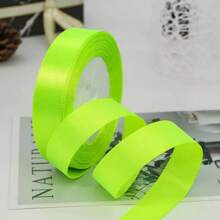 Rainbow Ribbon Solid Series 10 Colors Double Sided Satin Ribbon Used For Gift Packaging, Happy Birthday Party Decoration, Wedding Decoration, And Bouquet Decoration