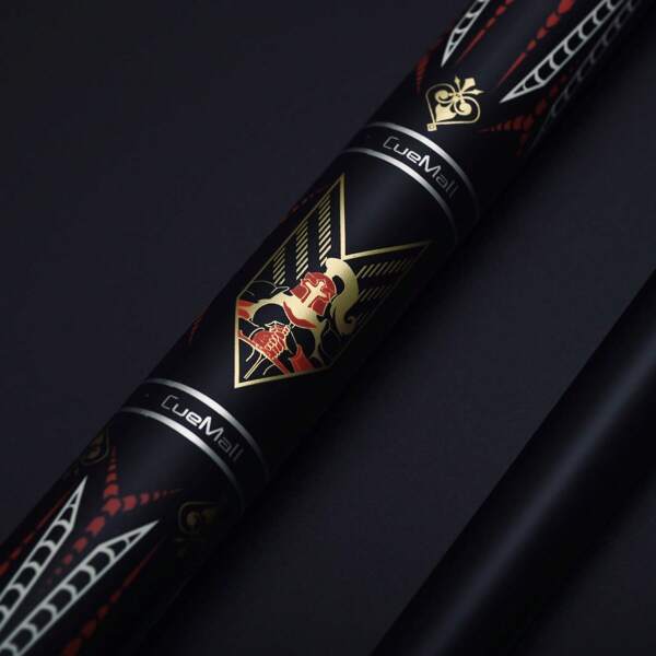 Professioneller Pool Queue aus Carbon Faser - 58 Zoll Billard Queue mit 12,5 mm mehrschichtiger Pro Spitze | Geringe Ablenkung, Schnellverschluss-Gelenk und feuchtigkeitsbeständiges Design | Ideales Turnier-Geschenk für Männer/Frauen (Vatertag, Muttertag)