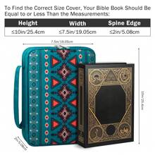 Bible Cover For Women With Flowers Printing, Bible Case,Bible Bag, Study Bible Case,Covers For Bible,Bible Boooks Covers