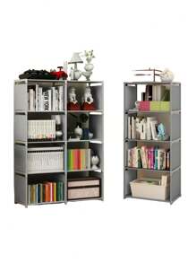 1pc Closet, Portable Closet Organizer, Space Saving, Multi-Functional, Modular Cube Bookshelf, Wardrobe, Independent Display, Easy To Assemble, Disassemble And Move, Suitable For Home, Office, Dorm, Bedroom, Living Room, Study, Great Gift For Holiday, Christmas, Kids