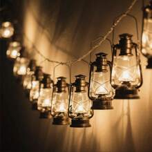 Camping, Ambient Lighting, LED, Kerosene Bottle, Cross-Border, Tent, Decoration, Colorful Lights, Campsite, Solar Energy, Light String