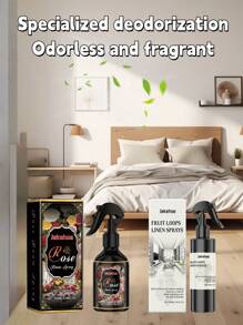 jakehoe Room Spray (Rose Scent); Rose Room Spray; Home Fragrance Spray; Air Freshener; Fragrance Linen Spray; Fragrance Spray; Air Freshening; Fabric Deodorizing; Long Lasting Fragrance; Hypoallergenic Formulation