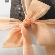 1 pezzo di nastro in chiffon con paillettes da 60D, fiocco vintage per torte, profumo di fiori, decorazione per matrimoni, confezione di biglietti, nastro in fibra di poliestere dal tocco lussuoso per decorazione di scatole regalo, disponibile in più colori - Multicolore - Visualizzare 25