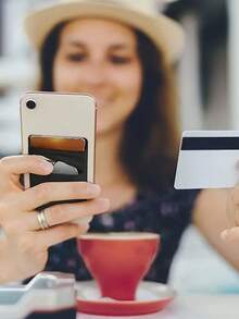 个性化皮革卡夹，适用于手机钱包、卡套、手机壳配件，适用于 14 Pro Max、13、12 Pro，卡套，手机壳配件，粘贴式卡套，适用于身份证/地铁卡/银行卡。