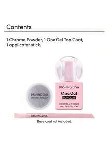 Kit de polvo Dashing Diva - 3 unidades - Cromo plateado - Ver 2