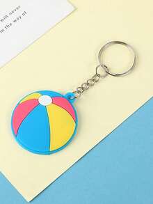 1/4 件时尚运动风格足球、篮球和橄榄球钥匙扣挂件，适合男孩和女孩、包包、车钥匙，用途广泛、轻巧，是送给朋友的小礼物 - A - 查看 8