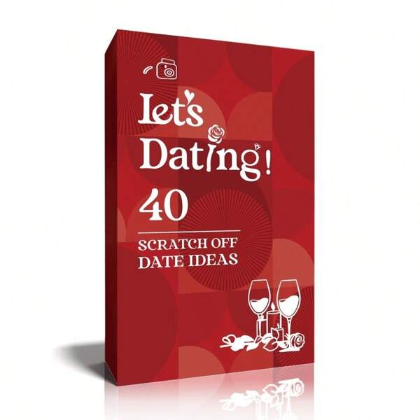 1 Set Of 40 Thought-Provoking Scratch Cards - Adventure Game, Anniversary Gift, Fun Present, Game, Board Game, Adult Card Game, Naughty Game, Couple Cards, Interactive