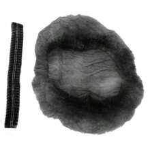 100pcs/Pack Black Disposable Bouffant Caps 19inches Hair Net, Elastic Dust Cap For Hair, Bonnet, Shower Cap, Hair Products And Accessories For Barber Salon Beauty Travel Essentials,Back To School,Travel Holiday Essentials,Hair Accessories For Women