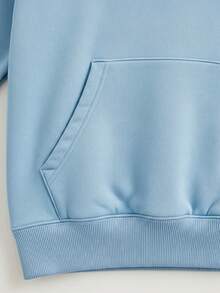 Plain Unisex Sweatshirt: Premium Comfort And Versatile Style | Promotion! Guarantee Your Winter Comfort - Màu xanh nhạt - Xem 2