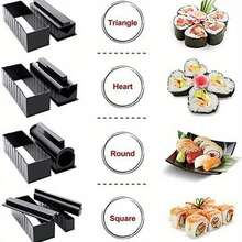 Sushi Mould DIY Sushi Ware Kitchen Gadget Rice And Vegetable Roll Seaweed Sushi Roll Tool - Color Random - View 1