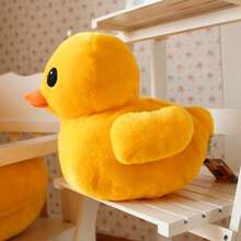 Yellow Duck Stuffed Plush Pillow Animal Dolls Super Soft Huggable Toy Gift For Children - Multicolor - View 5