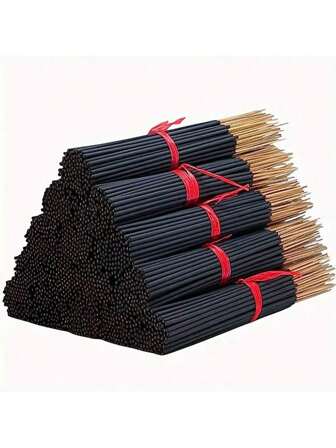 20/100 pièces, Bâtons d'encens parfumés à la fleur de cerisier japonaise, longue durée de combustion, doux et propre, matériau en rotin naturel, convient pour la maison, la cuisine et la salle à manger