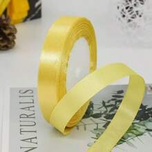 Rainbow Ribbon Solid Series 10 Colors Double Sided Satin Ribbon Used For Gift Packaging, Happy Birthday Party Decoration, Wedding Decoration, And Bouquet Decoration