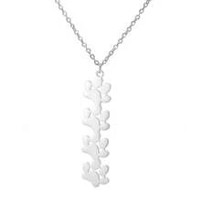 Personalized Paw Print Name Necklace, Personalized Tiny Dog Paw Necklace, Minimalist Paw Necklace, Animal Necklace, Pet Necklace,Christmas Gift Supplies - Silver - View 10