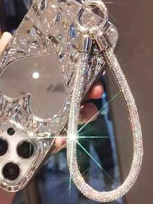 1 件奢华水晶镶嵌手机挂绳腕带，短挂链，适合送给母亲、家人、朋友、生日、节日的礼物，手机吊饰，手机链 - 彩色 - 查看 8