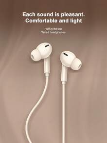 Wired Earphones With Cable Control And High Definition Sound Quality Compatible With Apple 2/3/4 And Type-C Devices - Multicolor - View 3