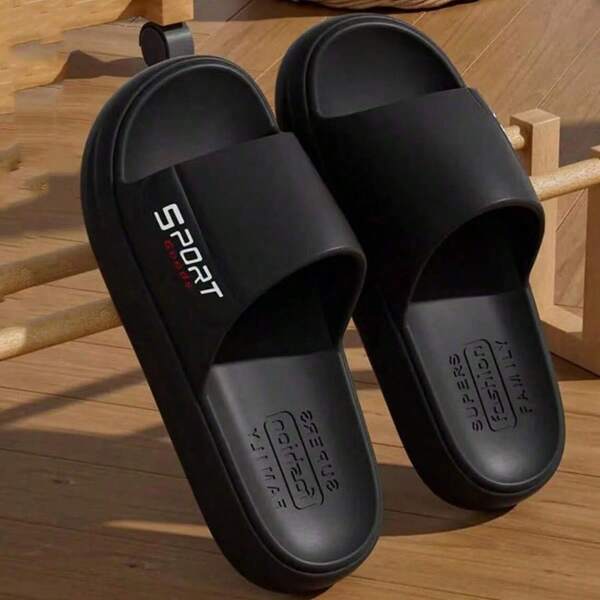 Sandalias deslizantes deportivas - Diseño "SPORT", suela interior y exterior de EVA, antideslizante, transpirable, punta abierta, adecuado para uso interior y exterior