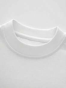 Dinosaur Bubble Tea Graphic Cartoon Animal 220g Funny Graphic T Shirt - trắng - Xem 5