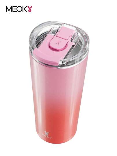 24oz Travel Coffee Cup With Leak-Proof Lid, Stainless Steel Insulated Coffee Tumbler, Vacuum Insulated Water Bottle, Keeps Hot For 8 Hours Or Cold For 24 Hours, Fits Car Cup Holder