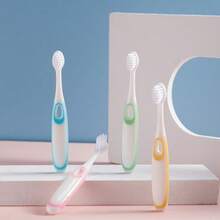 4支装儿童牙刷，软毛牙刷，颜色随机