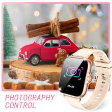 1pc Unisex Silicone Band Smart Watch With Call, Step Tracking, Calorie, Distance, Multi-Sport Modes, Alarm, Notification Reminder, 1.83" Full-Screen Touch Display Compatible With IOS & Android Smartphones
